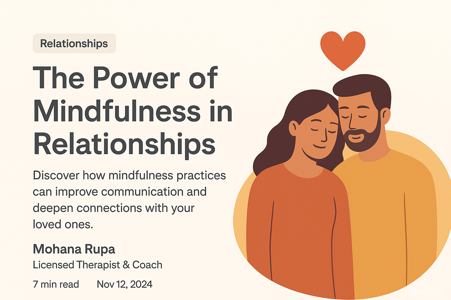 The Power of Mindfulness in Relationships